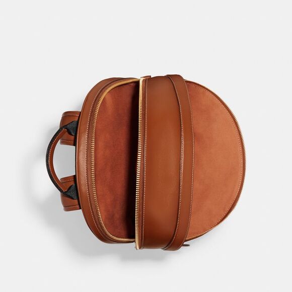 ALMOST PERFECT Coach Disney X Coach Charter Backpack Sig Textile Jacquard Patc - Picture 3 of 8